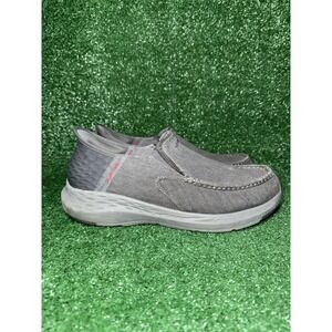 Skechers Men Size 11 Goga Mat Arch Relaxed Fit Slip Ins Loafers Memory Foam Walk